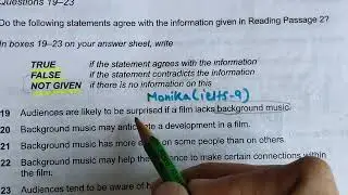 IELTS Raeding tips and tricks |  TRUE FALS NOT GIVEN  | ieltsreading true false questions