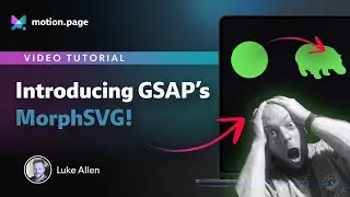 Use GSAP's MorphSVG with Motion.page Today! 🔥