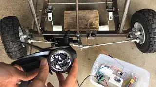 RC GO KART - Remote Control Desk Kart - Steering! (Part 1)