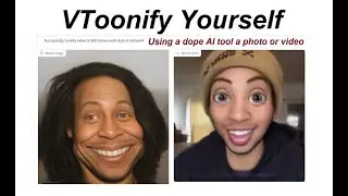 VToonify Yourself - Turn Videos and Images Into Cartoons