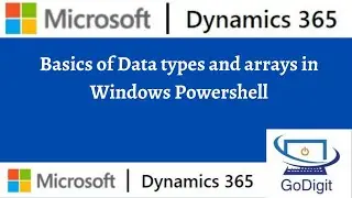 Basics of Data types and arrays in Windows Powershell