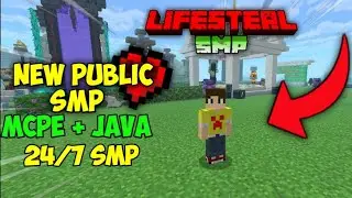 BEST LIFESTEAL PUBLIC SMP FOR PE+BEDROCK+JAVA 1.19+ SMP | JOIN NOW....