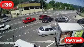 ДТП подборка с видеорегистратора, ВОДЯТЛЫ, ЛИХАЧИ #30