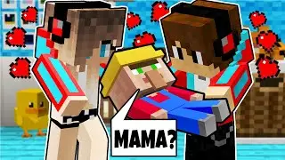 У КОМПОТА И ЕГО ДЕВУШКИ РОДИЛСЯ РЕБЕНОК В МАЙНКРАФТ 100% ТРОЛЛИНГ ЛОВУШКА MINECRAFT СЕМЬЯ