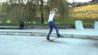 Nicola Bruni on his Longboard - The Apex 37 Diamond Drop