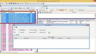 Recipe Maintenance Function