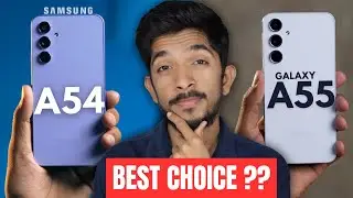 Samsung Galaxy A54 vs A55 5G 🔥🔥 Which is BEST ?? Affordable 5G Smartphone under ₹40,000 !!