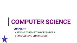String Formatting With the % Operator - python #TNSCERT