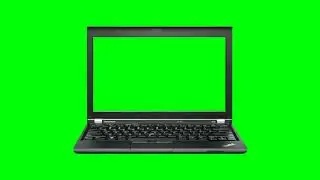 Laptop Green Screen Chroma Key Video