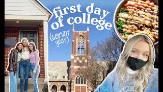 FIRST DAY OF COLLEGE VLOG 2021 (for the last time)