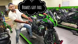 ZX10R KI HOGYE BRAKE FAIL 
