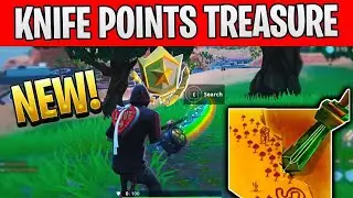 Fortnite Search Where The knife Points On The Treasure Map Loading Screen فورت نايت النجمة السرية