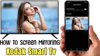 kodak Smart Tv Ko Mobile Se Kaise Connect Kare ||Kodak Smart Tv Screen Mirroring - 40 Inch Tv