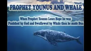 When Prophet Younus Loses Hope he was Punished by God and Swallowed by Whales then he made Dua