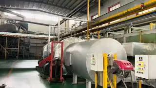 Rock wool production line