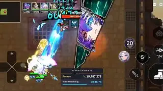 Guardian Tales - Water Ranged vs Minister Duncan Lv105 (Guild Raid)