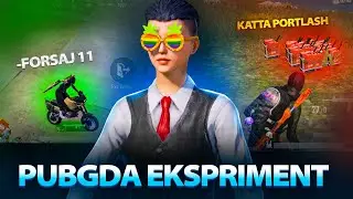 PUBGDA KATTA EKSPRIMENT QILDIK🥵 /BUNAQASI BO'LMAGAN💯 /  PUBG MOBILE