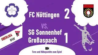 Oberliga Baden-Württemberg: FCN - SG Sonnenhof Großaspach 2 : 1  (2:1) ...
