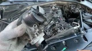 EGR valve replacement and adaptation reset for BMW N57 diesel