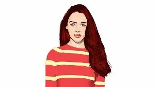 speedart - Create Vector Portrait with Wacom and Coreldraw