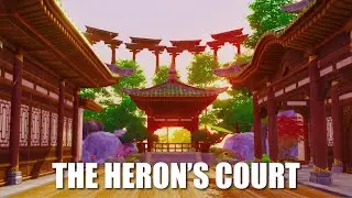 Heron's Court | Ayaka Wishing Shrine | Serenitea Pot | Floating Abode | Genshin Impact
