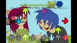 Sugoi: FNF: Nyan~ Neko Sugar Girls | Friday Night Funkin' | Mod | Song