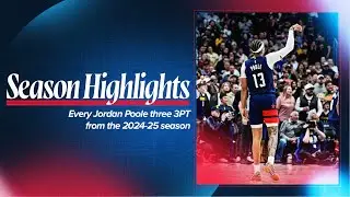 Every Jordan Poole Three-Pointer from the 2024-25 Season | Washington Wizards