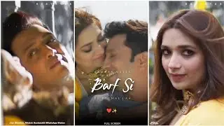 Armaan Malik: Barf Si Fullscreen Whatsapp Status | Riteish Deshmukh New Barf Si Tu Pighal Jaa Status