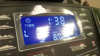 ТЦ СпортХит, 1-й этаж - CARDIOPOWER T55 — работа дорожки со скоростью 8 км/ч. Сколковское шоссе, 31