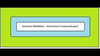 Selenium Webdriver - Data driven framework - Part1