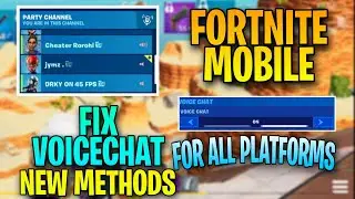 Fortnite Mobile Voicechat is not Working