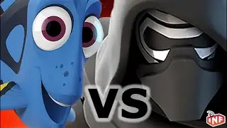 Dory vs Kylo Ren sarlacc pit arena fight Disney Infinity toy box