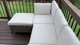 Outdoor Living| Patio Sofa| Patio Conversation Set| Rattan Sofa| Backyard Sofa