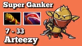 Dota 2 - Arteezy Play Bounty Hunter CARRY - Dota 2 Leaderboards 2016 1080p60fps