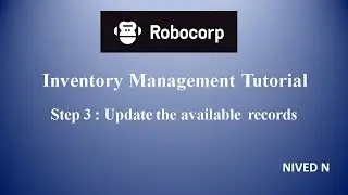 Robocorp : Inventory Management Tutorial -   Step 3