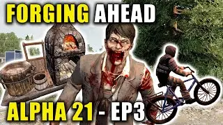 Great Early Game Progress | 7 Days To Die Alpha 21 Gameplay