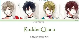 [TSUKIPRO] Growth - Rudder Qiana (ラダ.キア) Colour coded lyrics 。 Kan|Rom|Eng