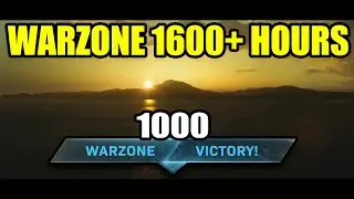 This is what 1600+ hours of Warzone looks like (1000 wins)