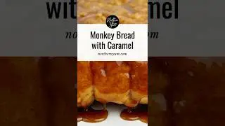 Monkey Bread with Caramel - Delicious Breakfast Bread #shorts #monkeybread #breakfastrecipe #brunch