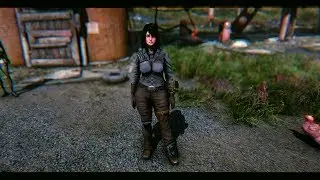 Adding physics to Mojave Manhunter Outfit by Cross | Fallout 4