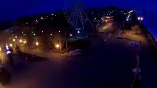 Бердянск Бердянская коса с высоты зимой