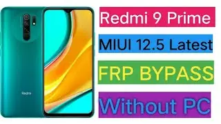 redmi 9 frp bypass MIUI 12.5