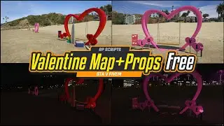 Valentine 2024 Free PROPS + MAP Gta V FiveM #rpscripts #fivem #gtav #lua #mlo