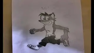 Desenhando o Crash Bandicoot