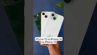 iPhone 15 vs iPhone 14 vs iPhone 13 Camera Comparison 