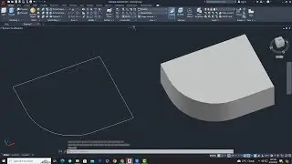 Curved or Round Edge in 2D and 3D AutoCAD