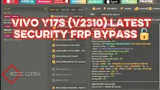 VIVO Y17S LATEST SECURITY FRP BYPASS UNLOCK TOOL 🔓🔥💯📲