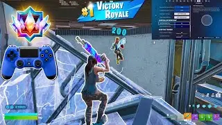 *NEW* Best controller settings fortnite | Unreal Reload Ranked PS5 Gameplay 