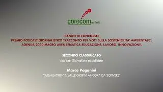Marco Paganini "Duemilatrenta,mille giorni ancora da scrivere"