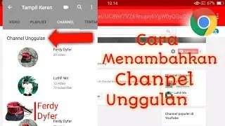 Tutorial Cara Menambahkan Channel Unggulan Di Youtube | Tutor Android #7